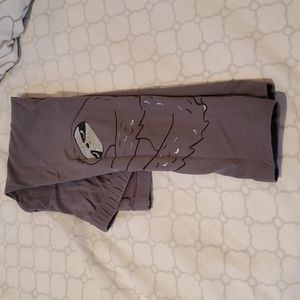 Girls Cat & Jack sloth leggings greysize M (7/8)